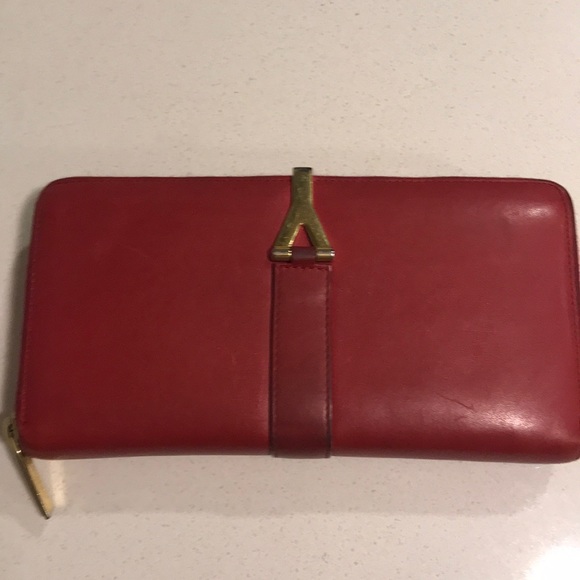 YSL wallet large zip around - Picture 1 of 4
